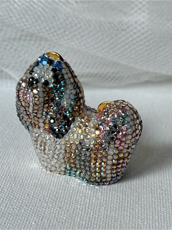 Judith Leiber Handbags - Judith Leiber SHIH TZU “Ginger” dog miniature pill trinket box, EUC